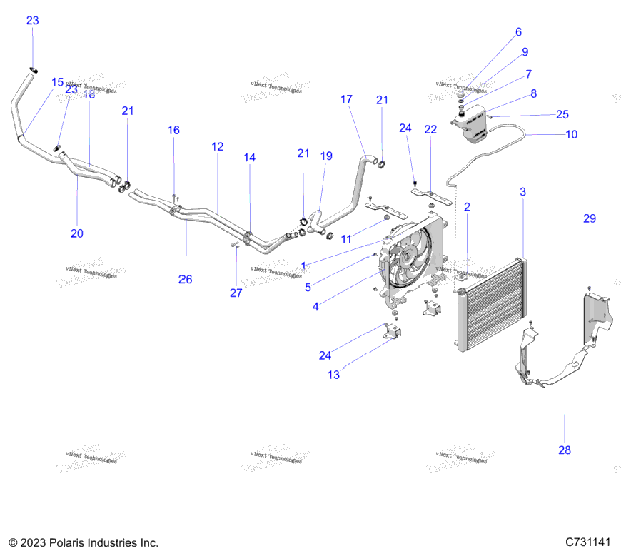 Engine, Cooling System R24rre99fj/Rrs99cj/F9/Fj/C9/Ck/Rrp99cj