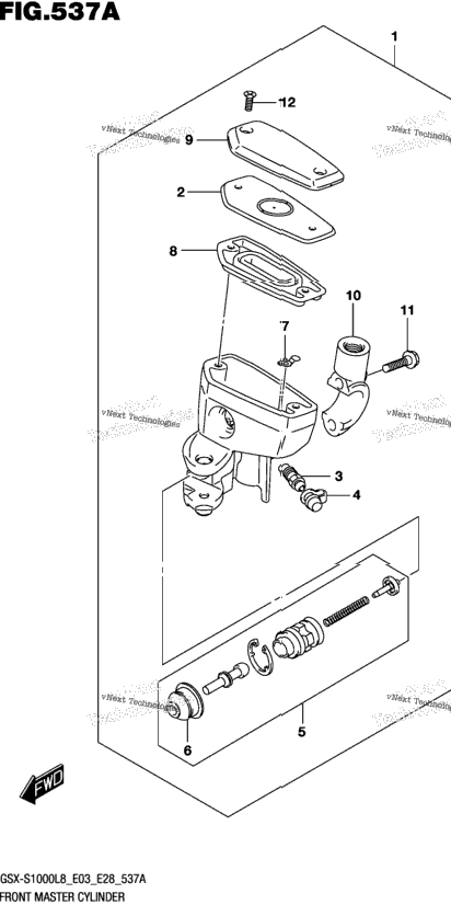 Front Master Cylinder