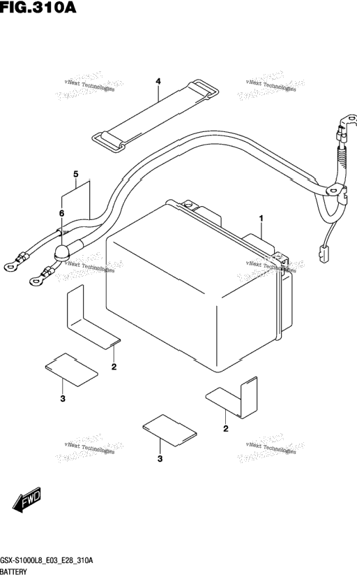 Battery (Gsx-S1000al8 E03)
