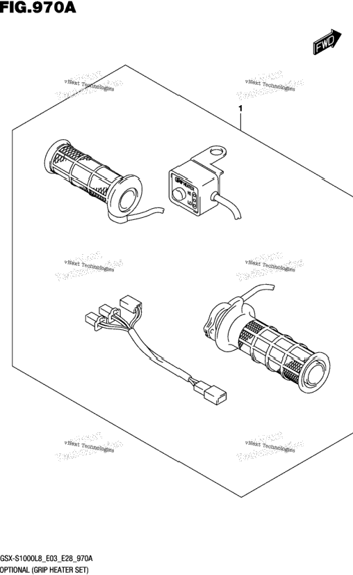 Optional (Grip Heater Set)