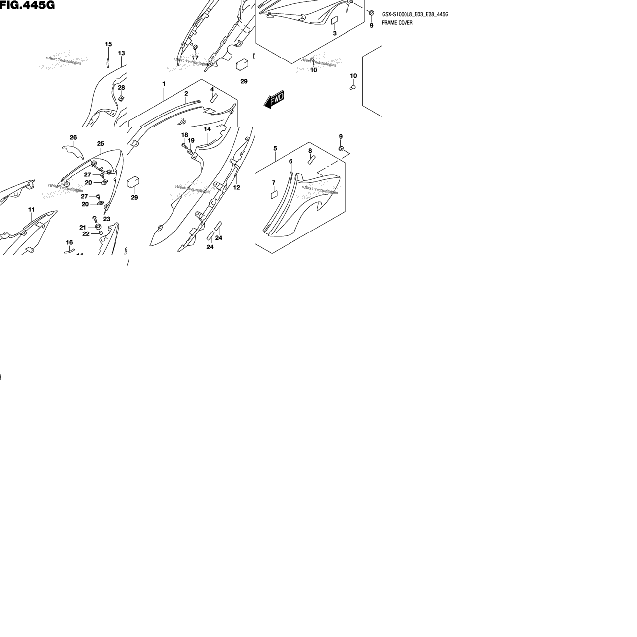 Frame Cover (Gsx-S1000al8 E33)