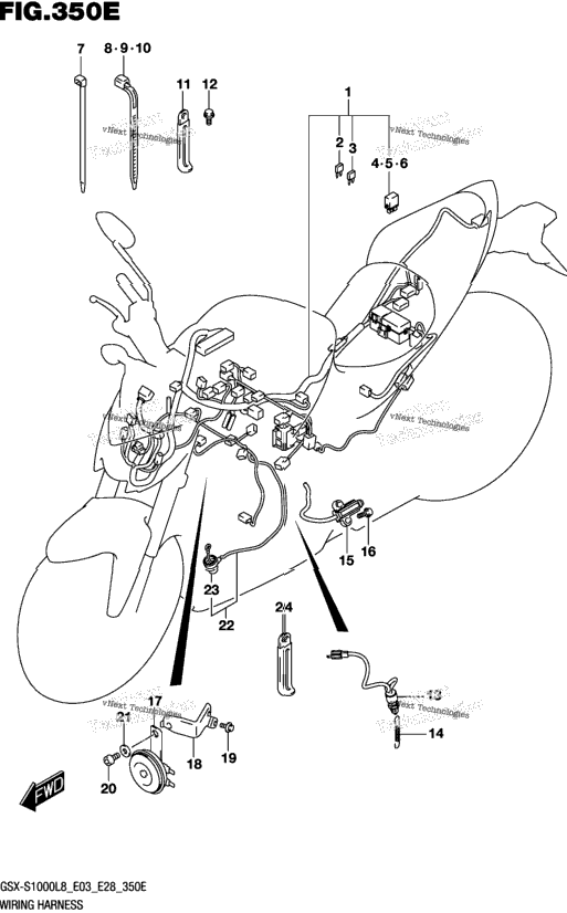 Wiring Harness (Gsx-S1000l8 E33)