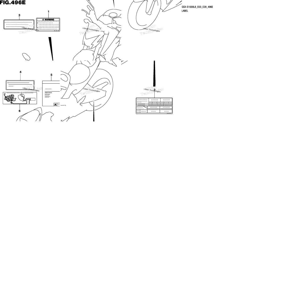 Label (Gsx-S1000l8 E33)