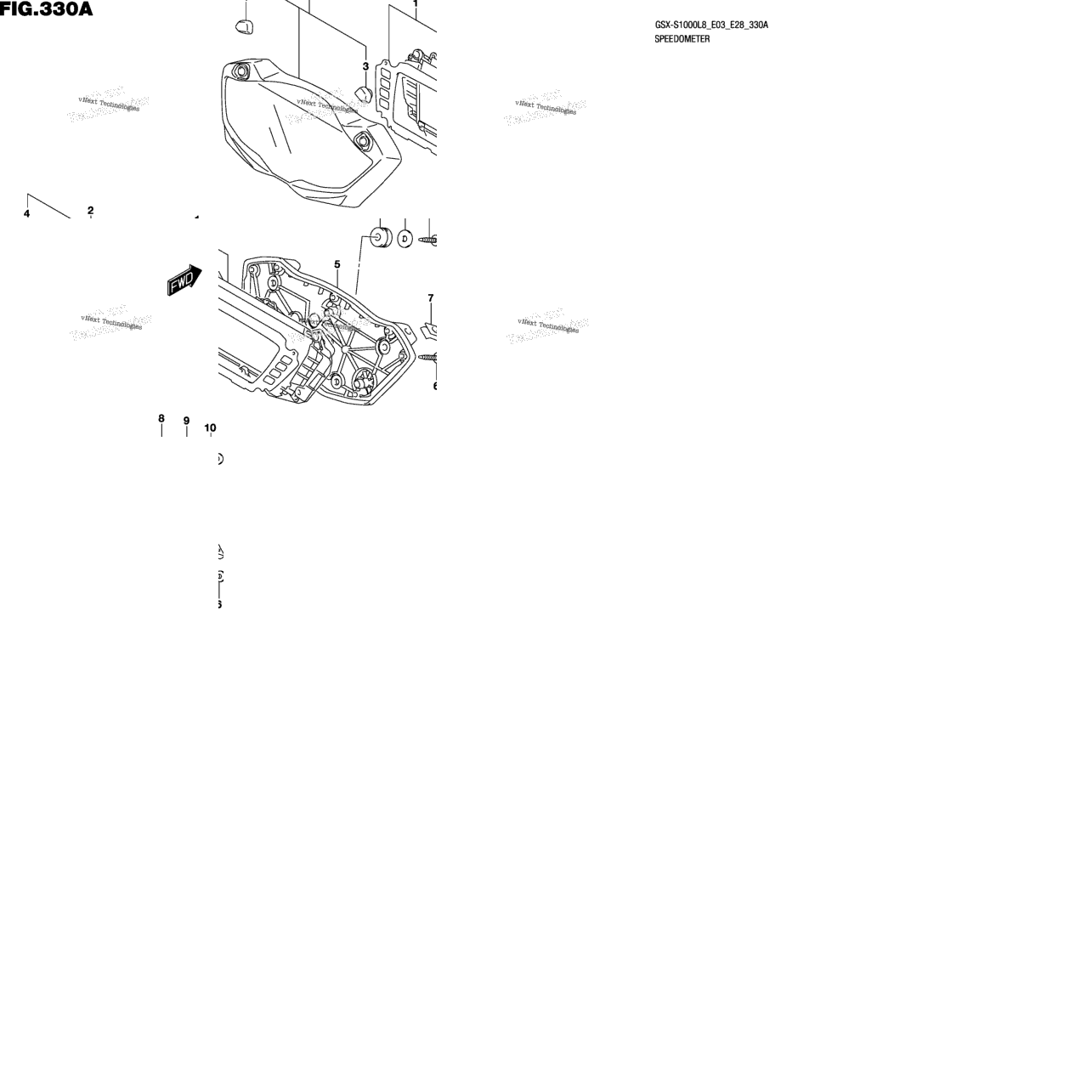 Speedometer (Gsx-S1000al8 E03)