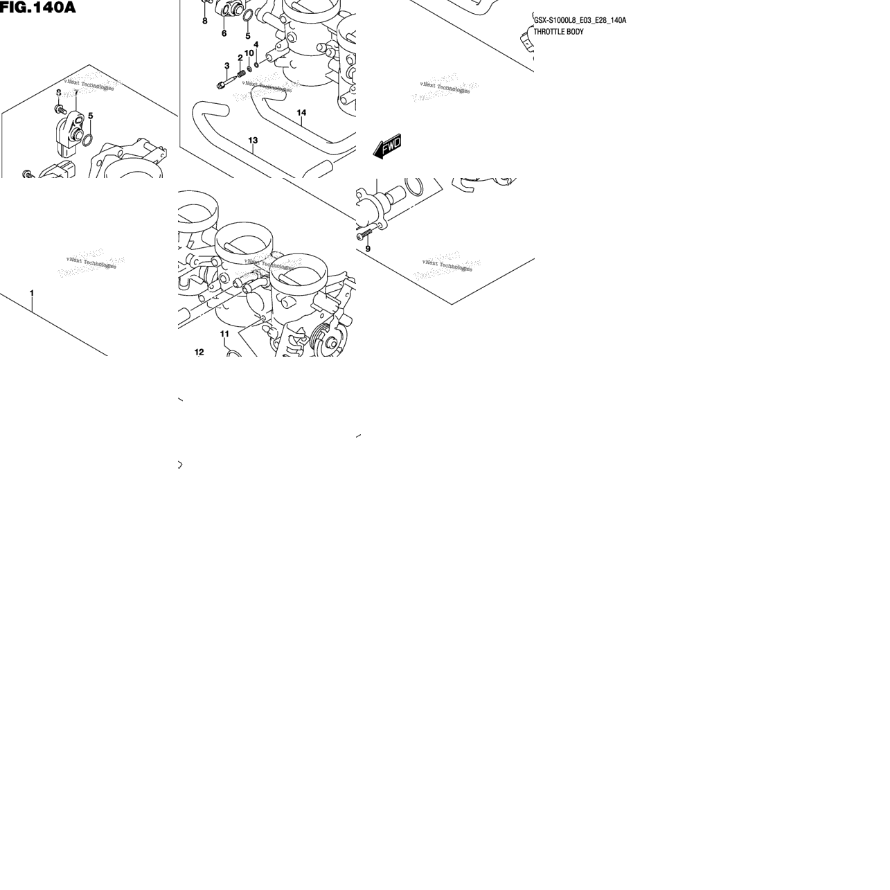 Throttle Body (Gsx-S1000al8 E03)