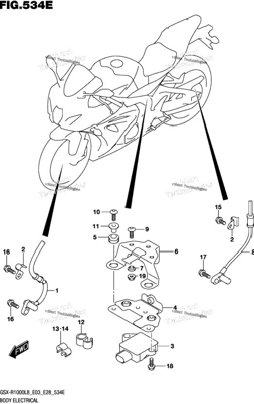 Body Electrical (Gsx-R1000al8 E33)