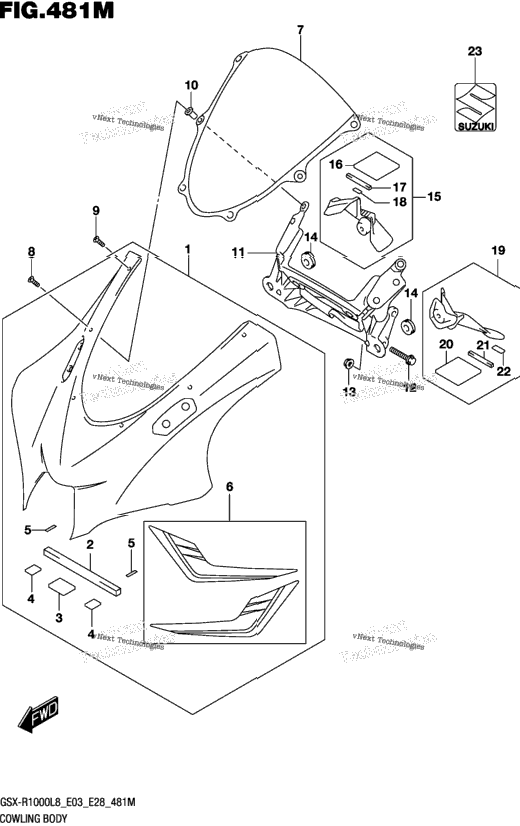 Cowling Body (Gsx-R1000rzl8 E28)