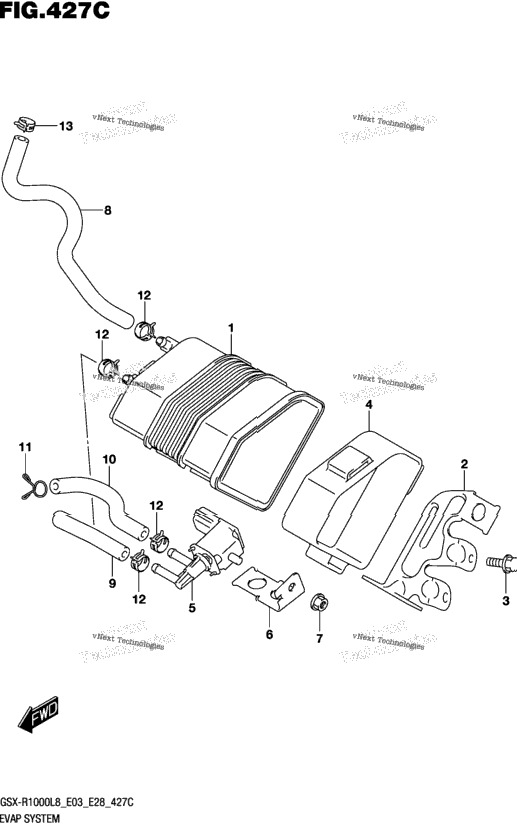 Evap System (Gsx-R1000rzl8 E33)