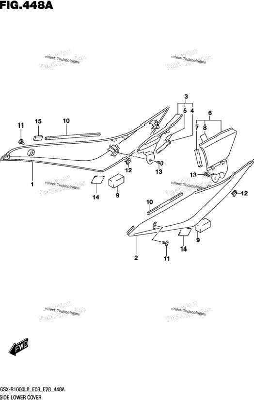 Side Lower Cover (Gsx-R1000l8 E03)