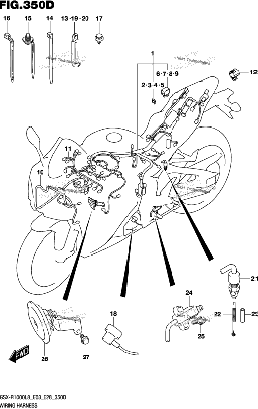 Wiring Harness (Gsx-R1000al8 E28)