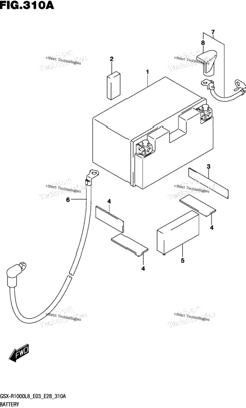 Battery (Gsx-R1000l8 E03)