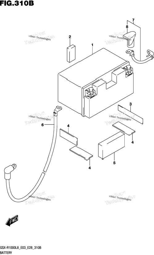 Battery (Gsx-R1000l8 E33)