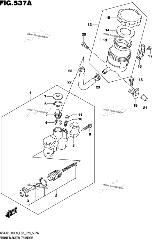 Front Master Cylinder