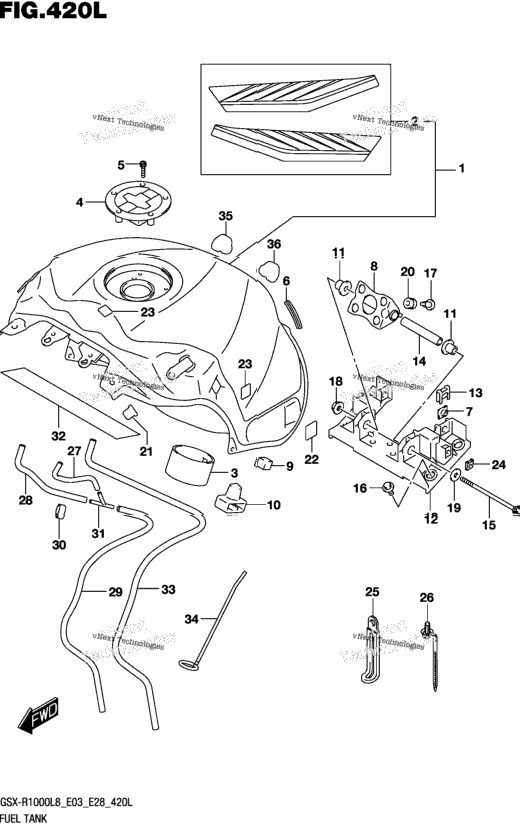 Fuel Tank (Gsx-R1000rzl8 E03)