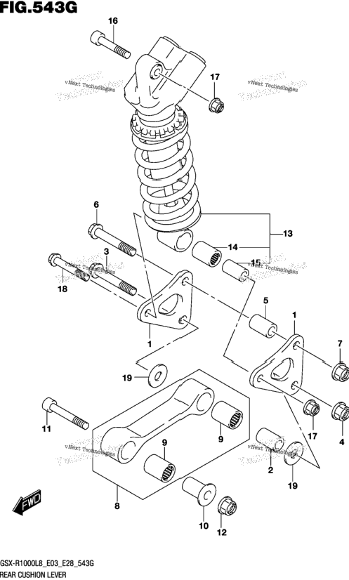 Rear Cushion Lever (Gsx-R1000rzl8 E28)