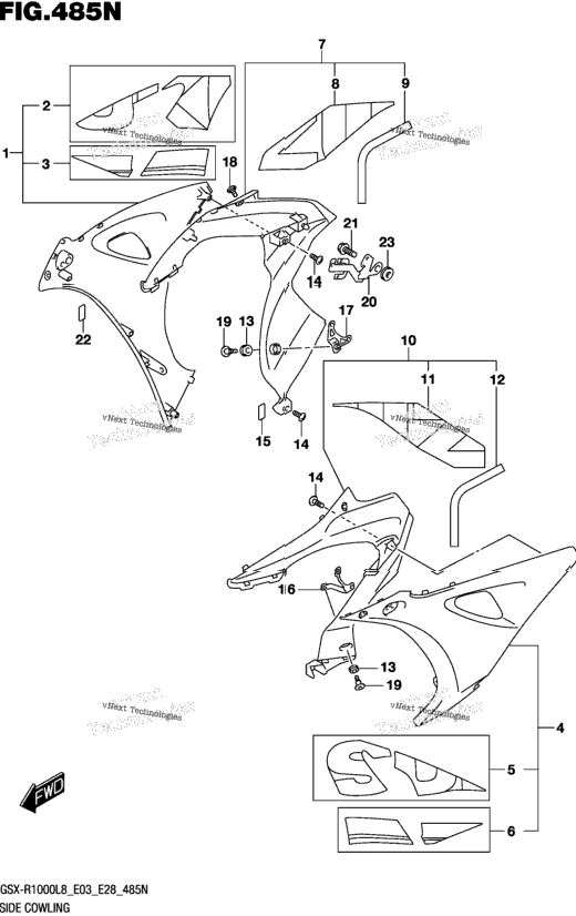 Side Cowling (Gsx-R1000rzl8 E33)