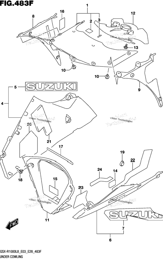 Under Cowling (Gsx-R1000rzl8 E03)