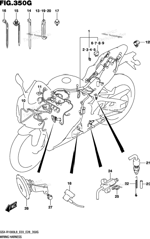 Wiring Harness (Gsx-R1000rzl8 E28)