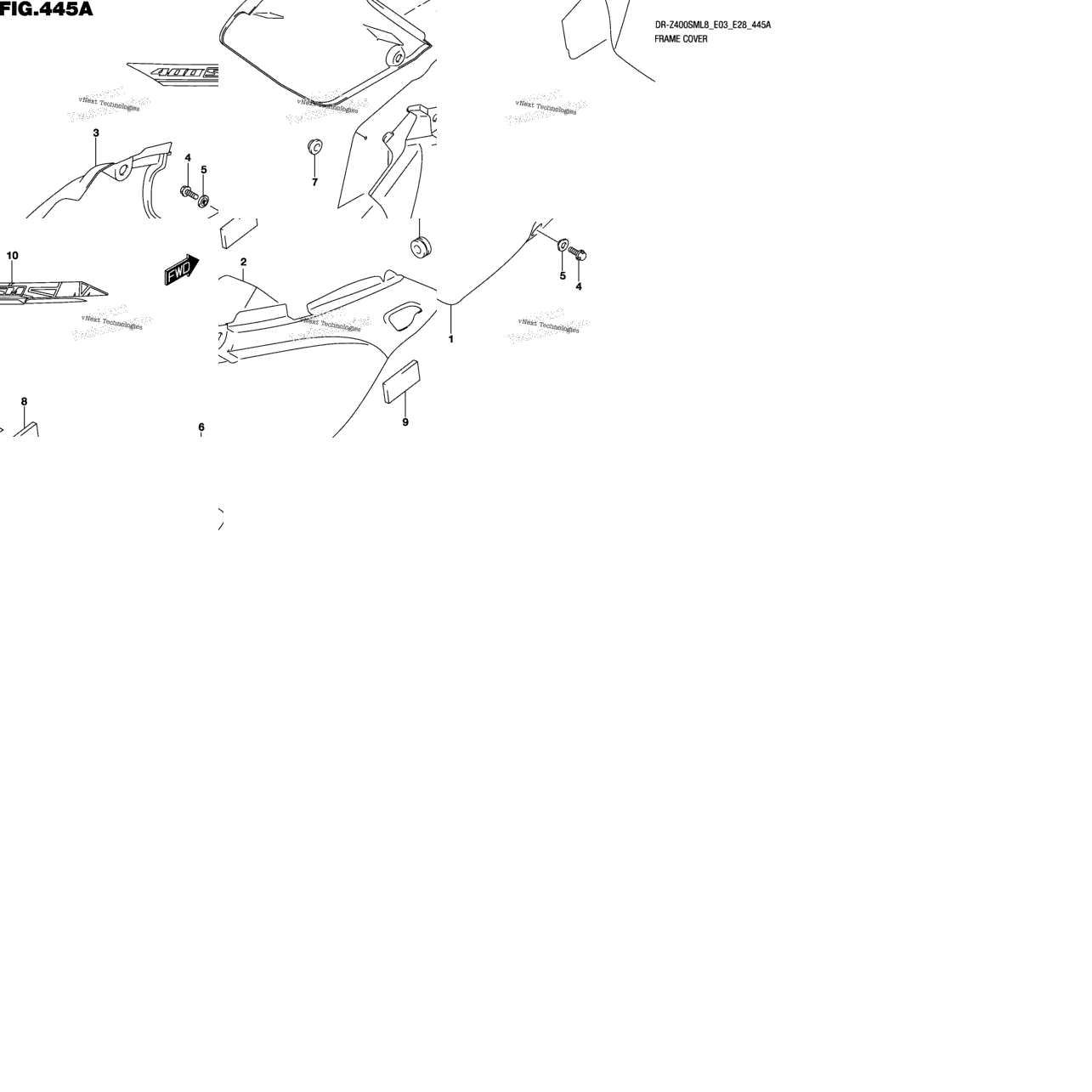 Frame Cover (Dr-Z400sml8 E03)