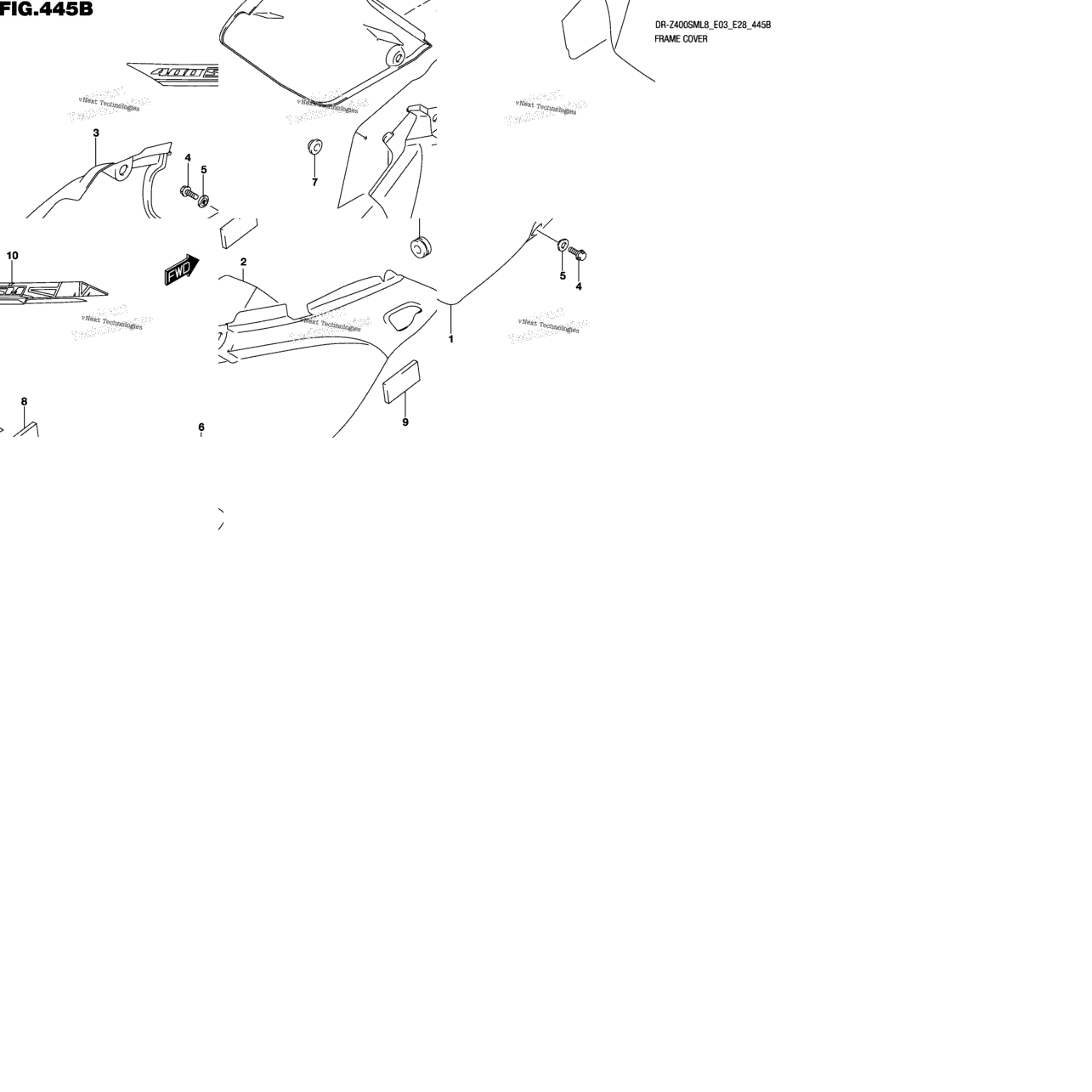 Frame Cover (Dr-Z400sml8 E28)
