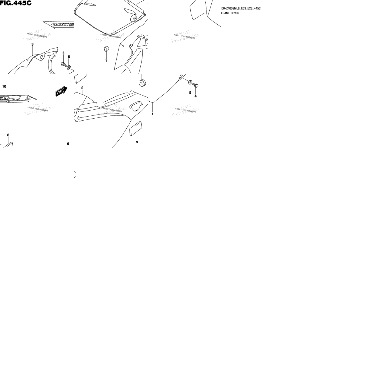 Frame Cover (Dr-Z400sml8 E33)