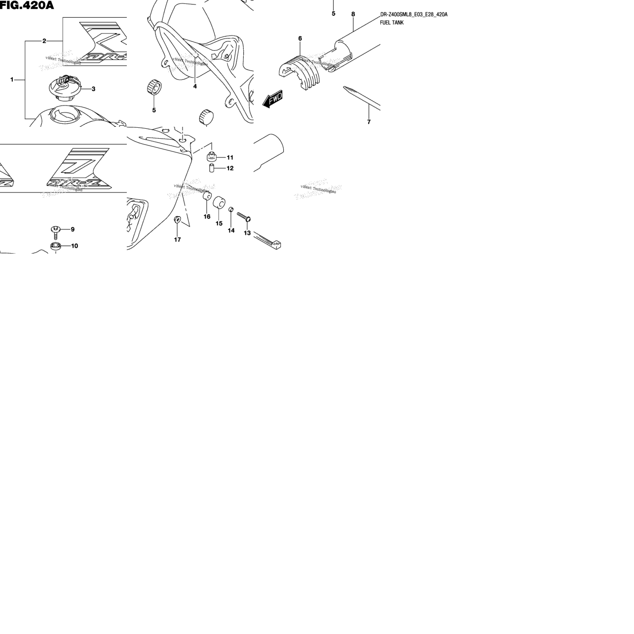 Fuel Tank (Dr-Z400sml8 E03)