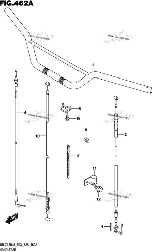 Handlebar (Dr-Z125l8 E28)
