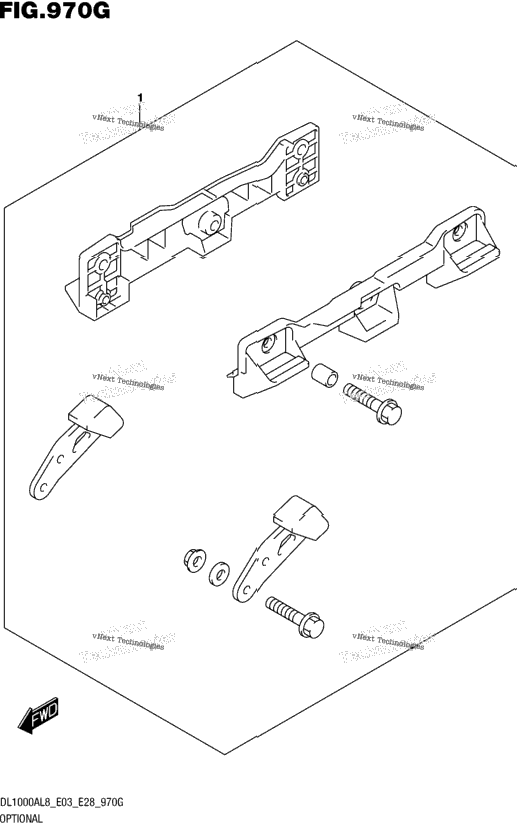 Optional (Side Case Bracket Set)