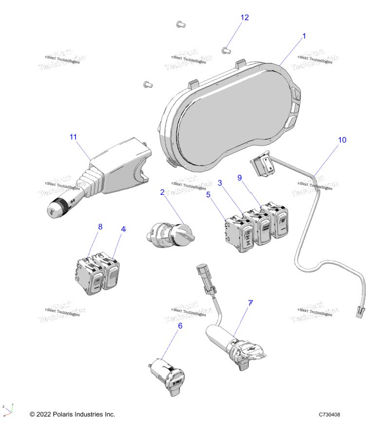 Electrical, Dash Instruments