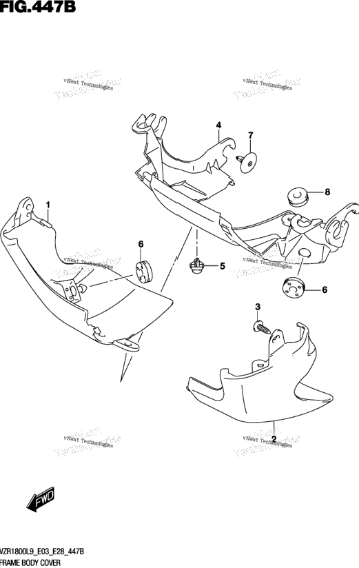 Frame Body Cover (Vzr1800bzl9 E03)