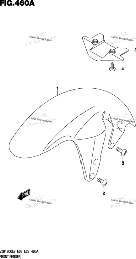 Front Fender (Vzr1800l9 E28)