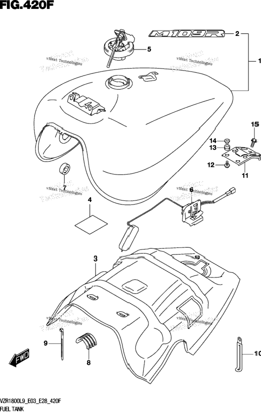 Fuel Tank (Vzr1800bzl9 E33) (Ajp)