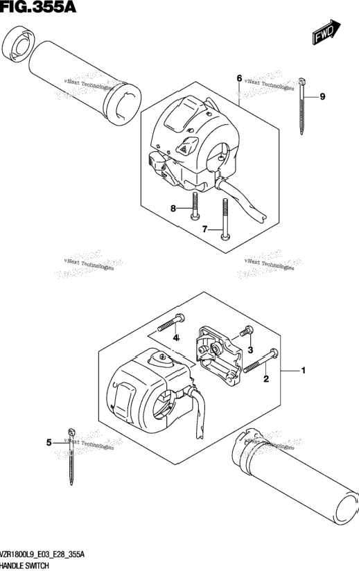 Handle Switch (Vzr1800l9 E28)