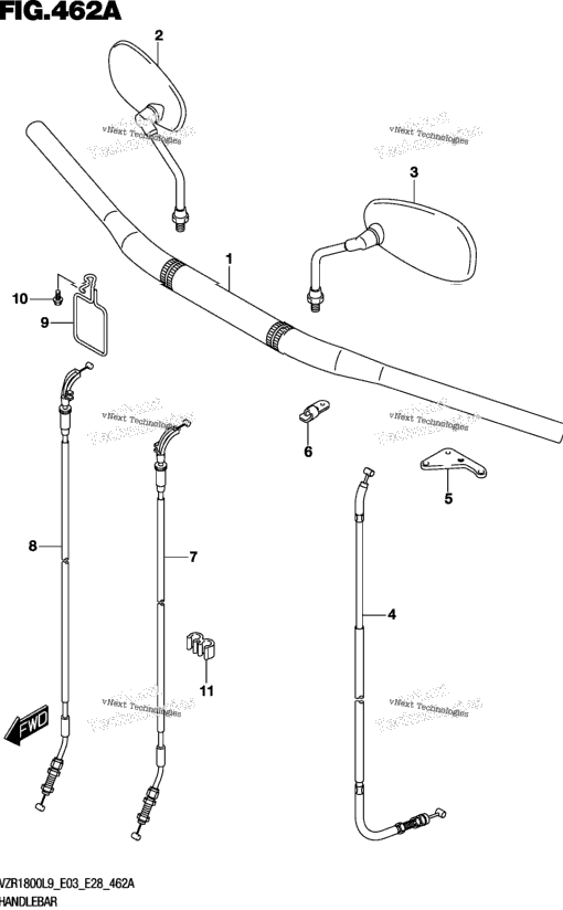 Handlebar (Vzr1800l9 E28)