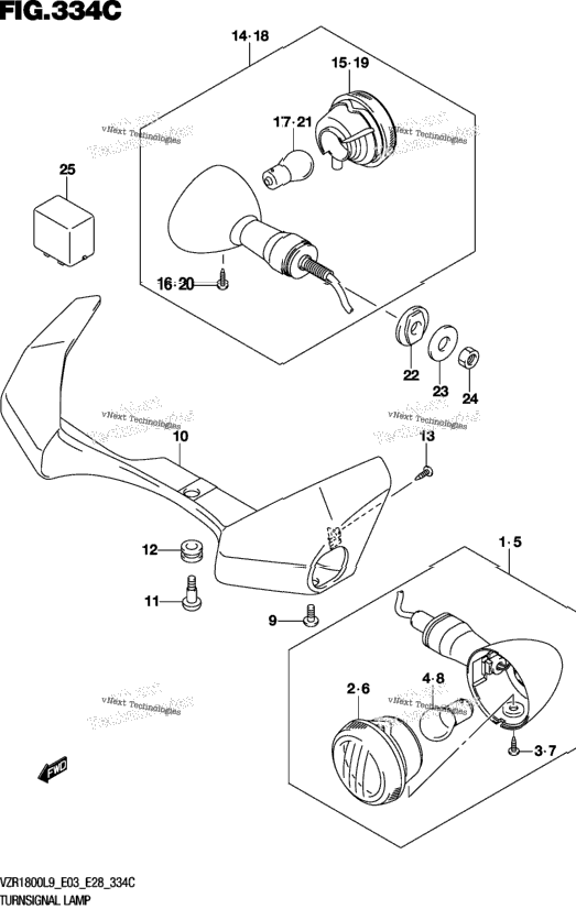 Turnsignal Lamp (Vzr1800bzl9 E28)