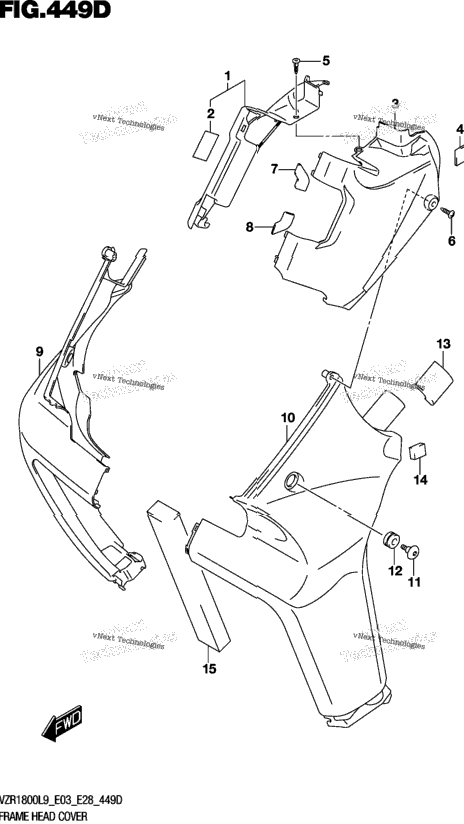 Frame Head Cover (Vzr1800bzl9 E33)