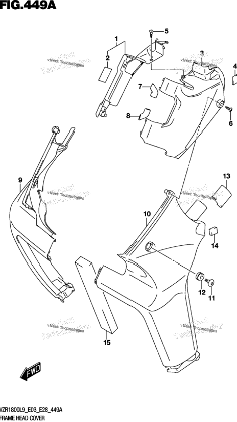 Frame Head Cover (Vzr1800l9 E28)