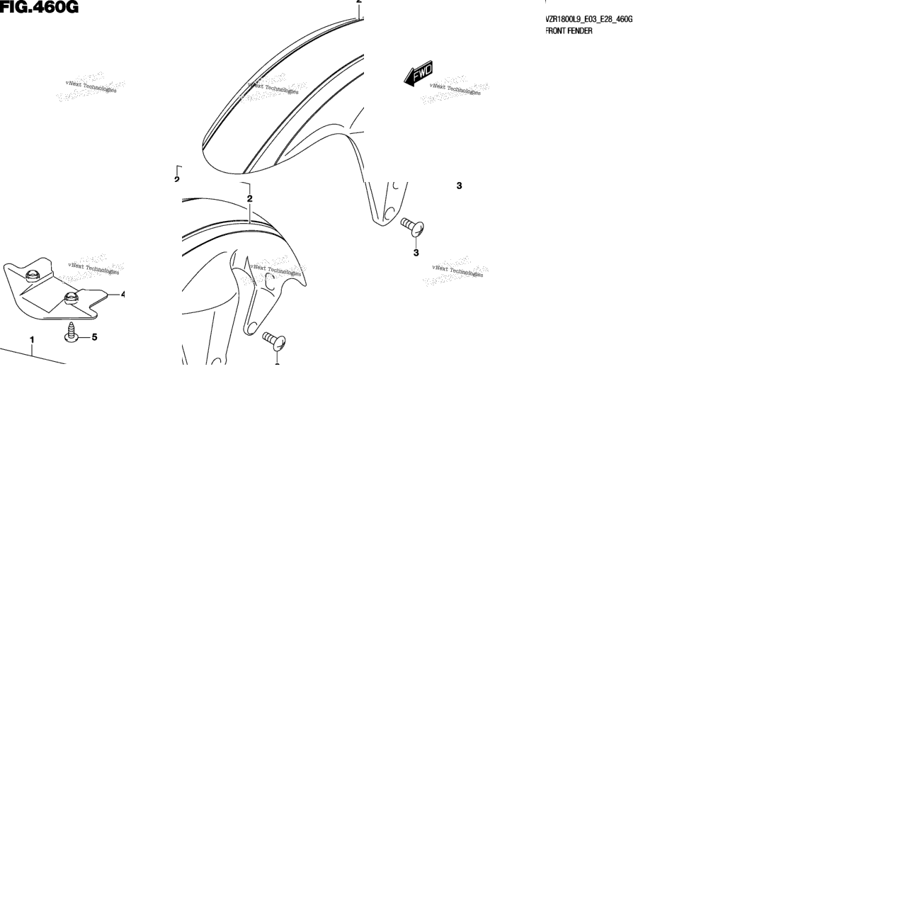 Front Fender (Vzr1800bzl9 E33) (Av4)