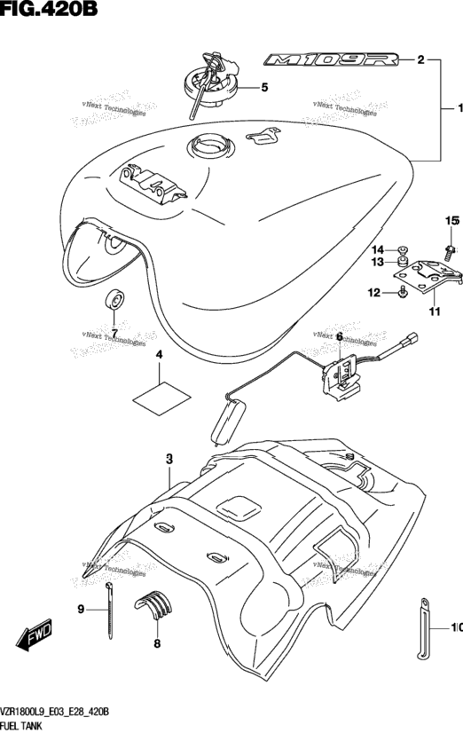 Fuel Tank (Vzr1800bzl9 E03) (Ajp)