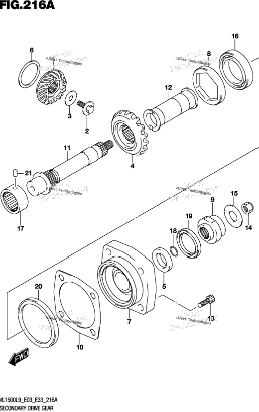 Secondary Drive Gear