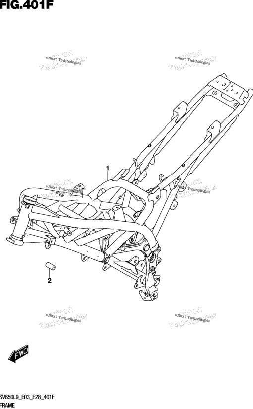 Frame (Sv650xal9 E33)