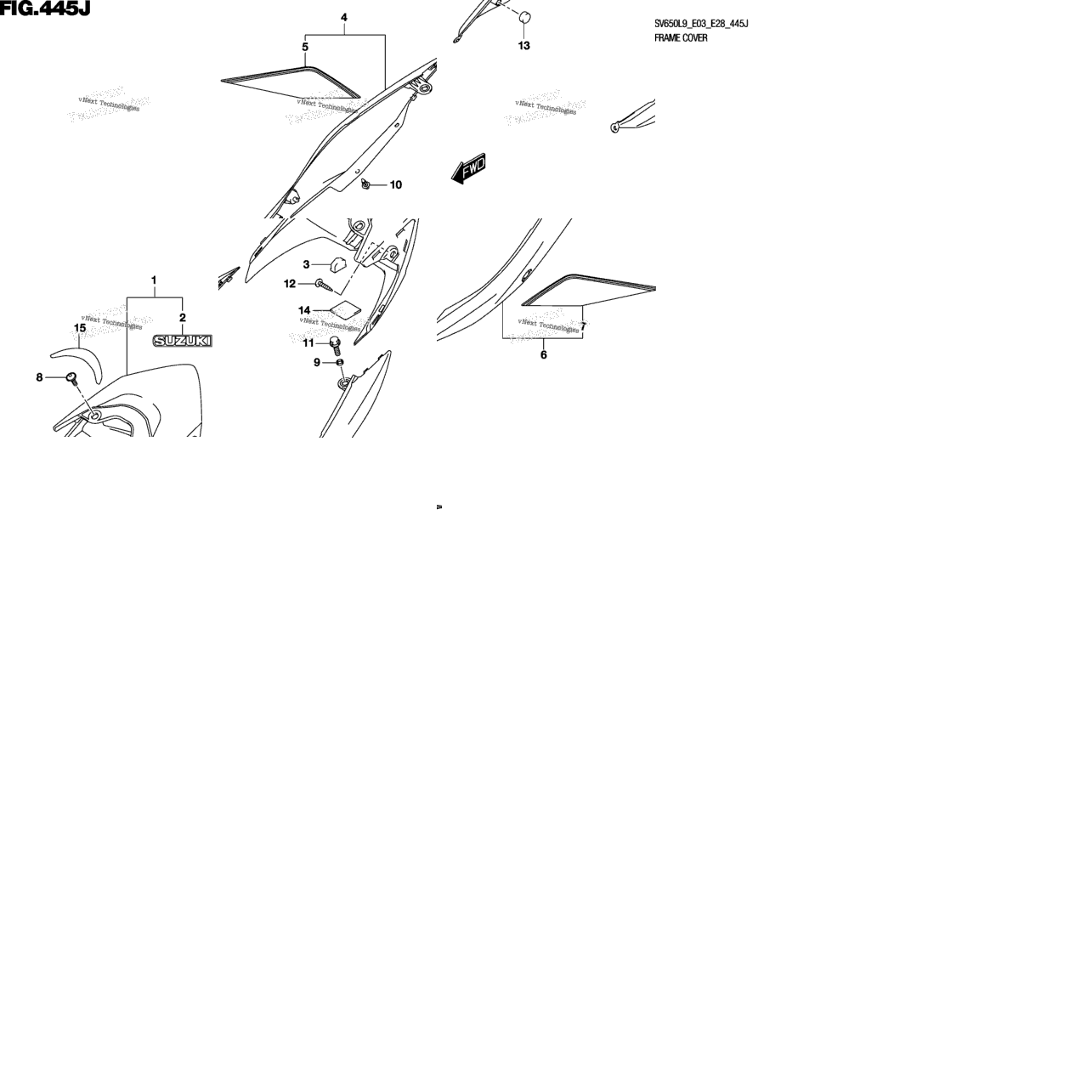 Frame Cover (Sv650xal9 E28)