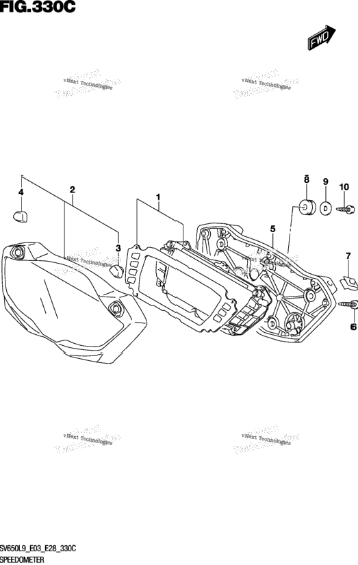 Speedometer (Sv650al9 E28)