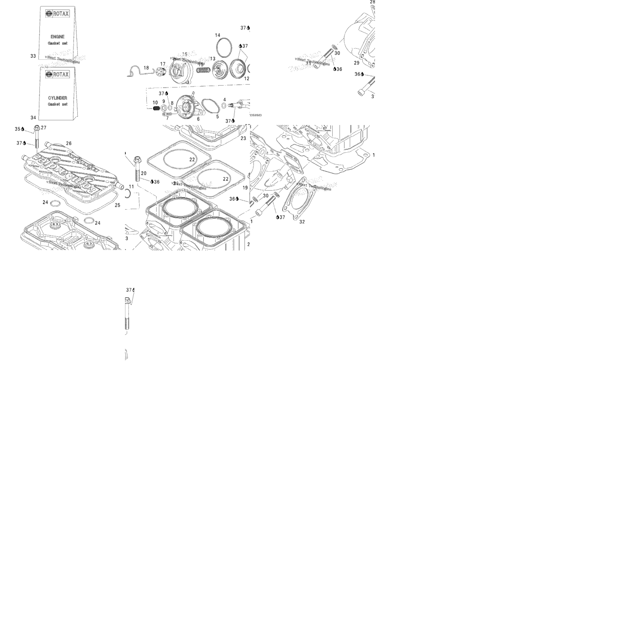 Cylinder And Exhaust Manifold