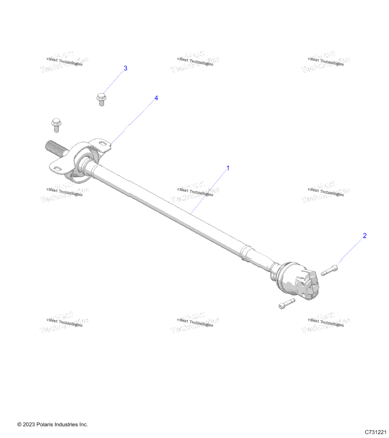 Drive Train, Front Prop Shaft
