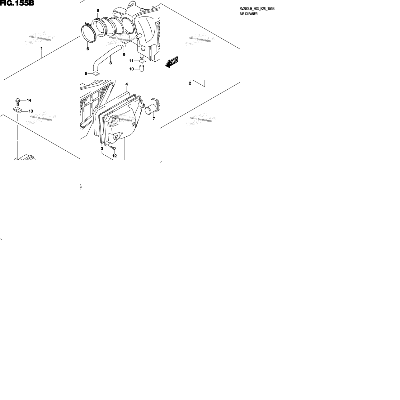 Air Cleaner (Rv200l9 E28)