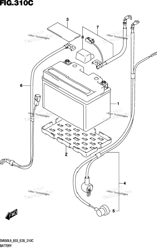 Battery (Sv650al9 E28)