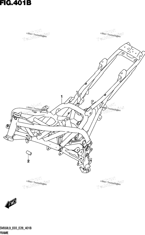 Frame (Sv650l9 E33)