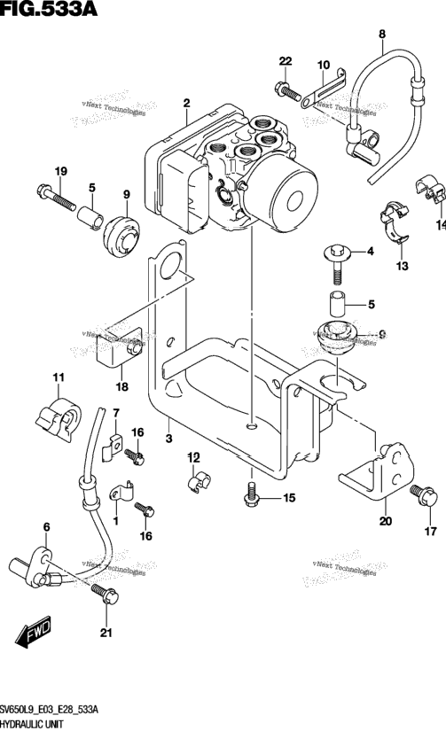 Hydraulic Unit (Sv650al9 E28)