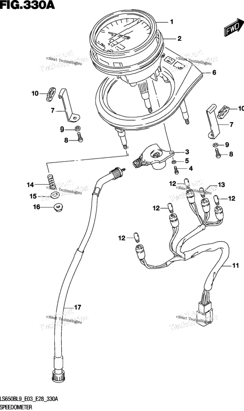 Speedometer (Ls650bl9 E03)